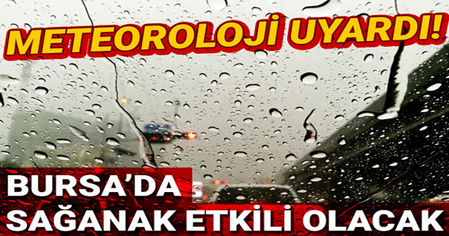 Meteoroloji raporu yayımladı! Bursa'da hava durumu...