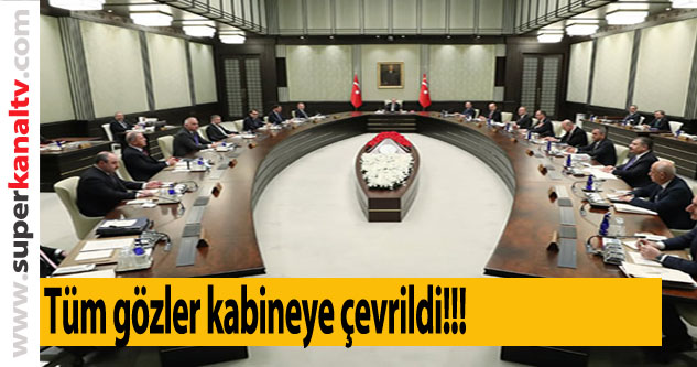 Kabinesi, Cumhurbaşkanı Erdoğan başkanlığında toplandı