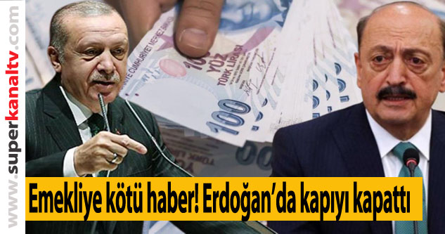 Cumhurbaşkanı Erdoğan: Emekli bayram ikramiyesi Çalışma Bakanımızın dediği gibi 1100 TL olarak yatacak