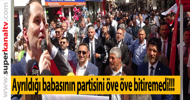 Fatih Erbakan İnegöl'de hükümete yüklendi