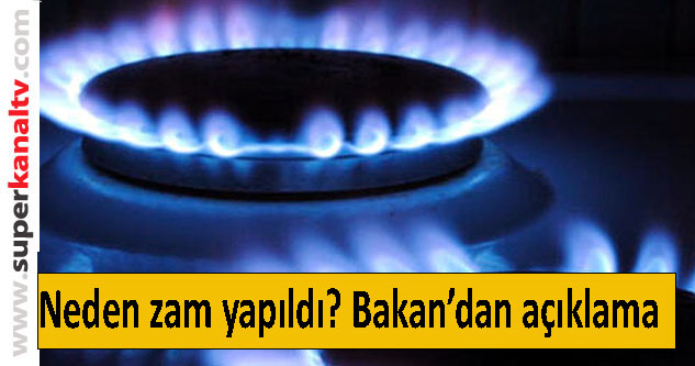 Bakan Muş'tan doğalgaz zammı açıklaması