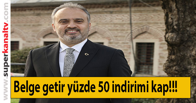 Bursa'da öğrencilere yüzde 50 indirim müjdesi