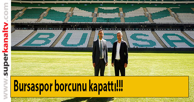 Bursaspor'un elektrik borcu bitti