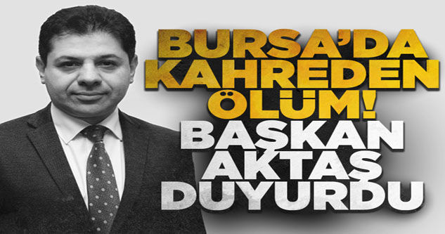 Bursa Büyükşehir Belediyesi'nde kahreden ölüm! Murat Uşun hayatını kaybetti