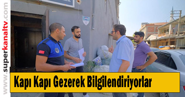 İnegöl Belediyesi, Esnafları Kapı Kapı Gezerek Bilgilendiriyor