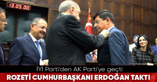 İYİ Parti'den istifa eden Nazilli Belediye Başkanı Özcan AK Parti'ye katıldı